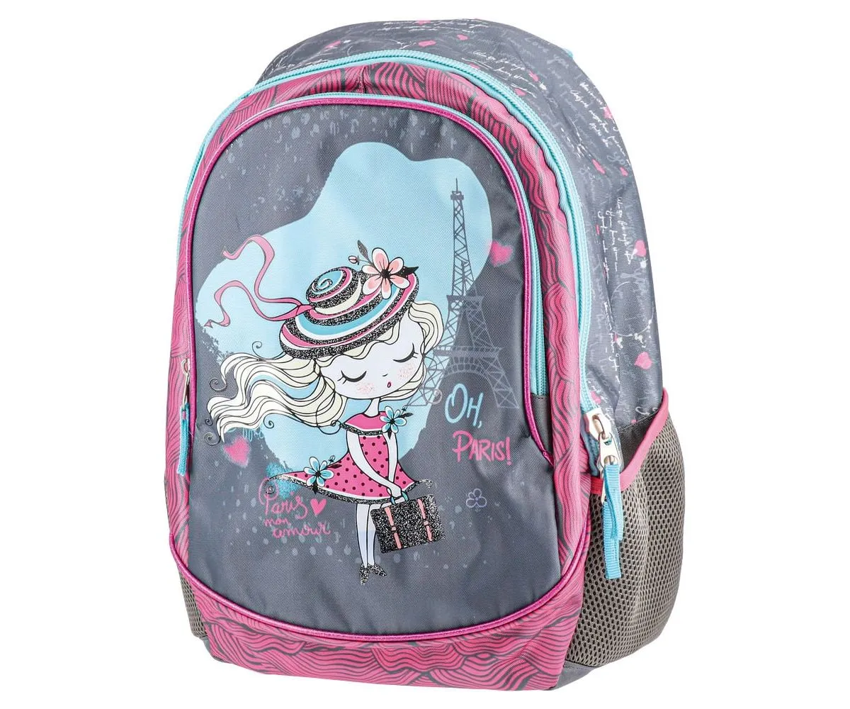 Noutăți Librăria Compas - Rucsac scolar fete 28L Smash Paris Girl
