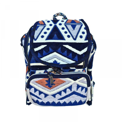 Rucsacuri școlare și  casual - Rucsac traditional albastru 38 cm