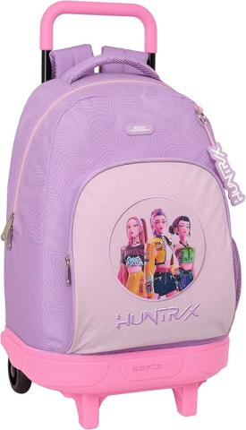 Ghiozdane și rucsacuri - Rucsac troler detasabil fete K-Pop Demon Hunters Iconic cu 2 roti 33x45x22 cm