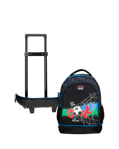 Rucsac troller detasabil Movom Offside 2 roti negru 21x43x32 cm [4]