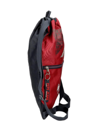 Sac sport Pepe Jeans Clark buzunar frontal 33 x 44 cm bordo [2]