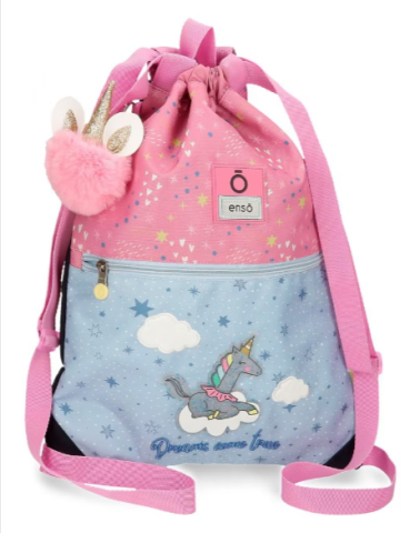 Rechizite școlare - Sac sport fete Enso Dreams Come True 35 x 46 x 10 cm