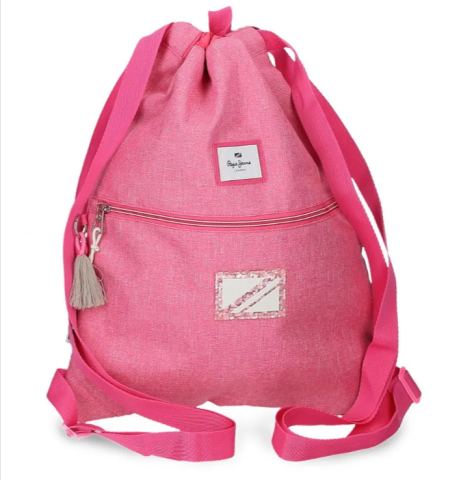 Rechizite școlare - Sac sport fete Pepe Jeans Luna roz 35 x 46 x 1 cm