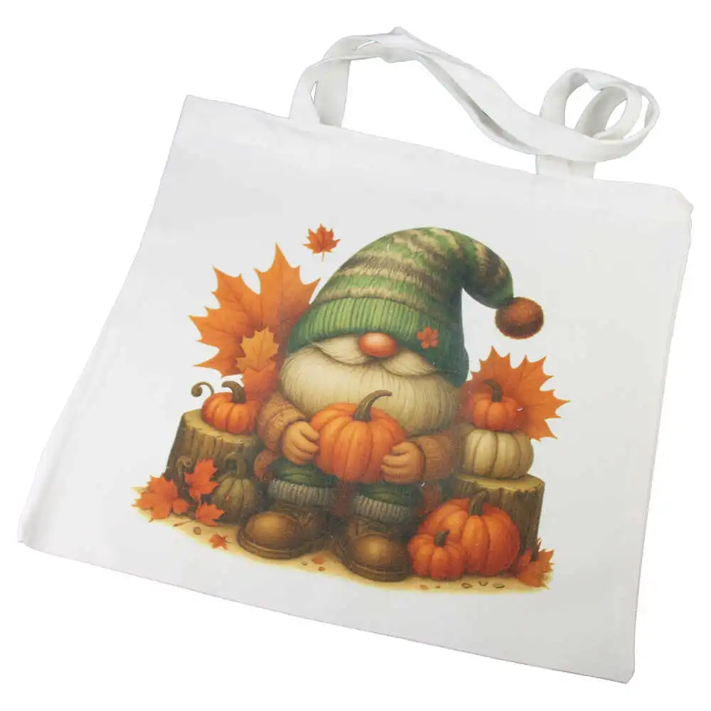 Plase și sacoșe - Sacosa textil Spiridus cu dovlecei 40x37 cm