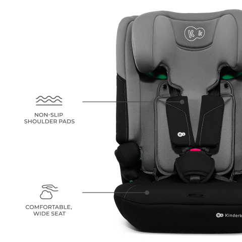 SCAUN AUTO KINDERKRAFT COMFY 75-150 CM, DK GREY [3]