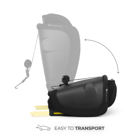 SCAUN AUTO KINDERKRAFT FIX2GO 76-150 CM, BLACK [6]