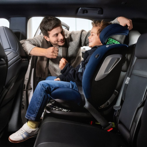 SCAUN AUTO KINDERKRAFT I-GROW 2 I-SIZE 40-150 CM, BLACK [4]