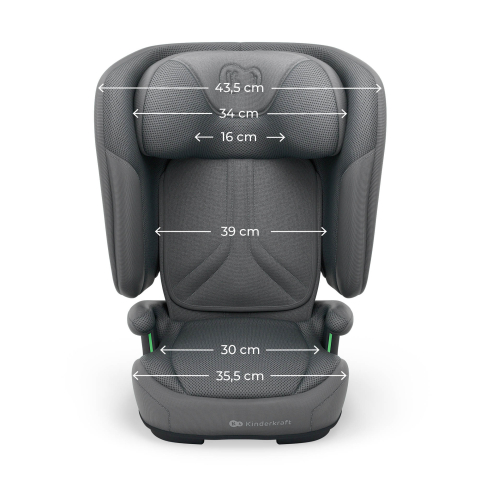 SCAUN AUTO KINDERKRAFT UNITY2 100-150 CM, GREY [9]