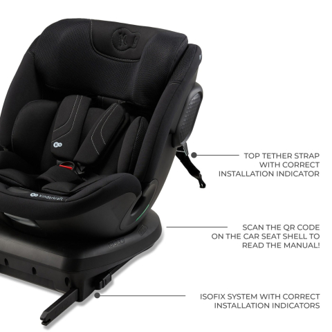 SCAUN AUTO KINDERKRAFT XPEDITION 3 I-SIZE 40-150 CM, BLACK [8]