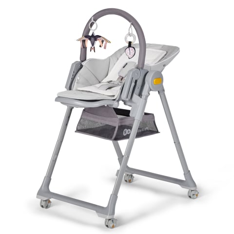 Camera Bebe - SCAUN DE MASA KINDERKRAFT LASTREE,  2 IN 1, TRANSFORMABIL, GREY