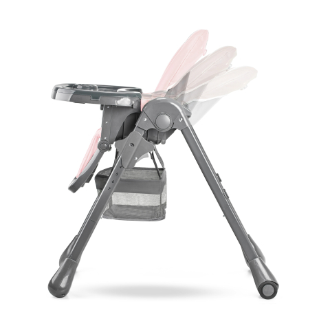 SCAUN DE MASA KINDERKRAFT TASTEE, PLIABIL, ROSE [2]