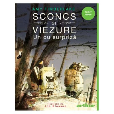 Cărți pentru copii - Sconcs si viezure. Un ou surpiza - Amy Timberlake