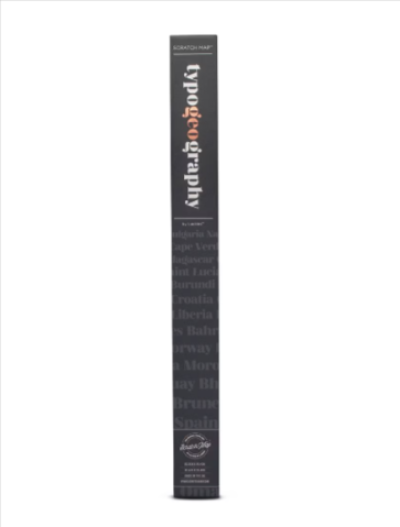 Harta de perete Luckies razuibila Typogeography 82.5 x 59.4 cm [2]