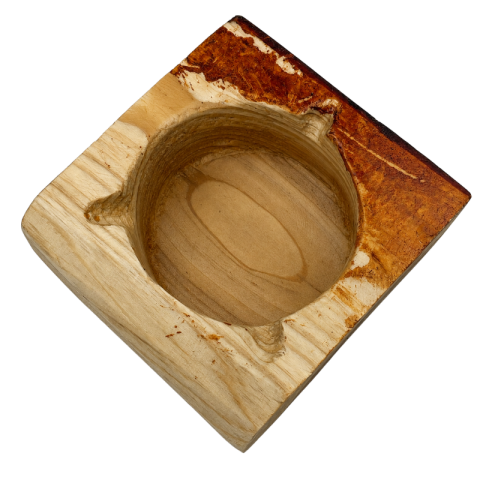 Casă și decorațiuni - Scrumiera din bambus cu design rustic