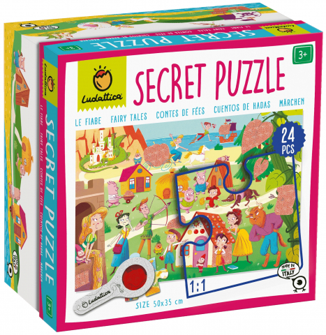 Puzzle - Puzzle 24 piese Zane Secret Puzzle Ludattica