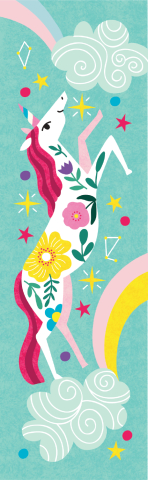 Semne de carte de colorat. Unicorni [2]