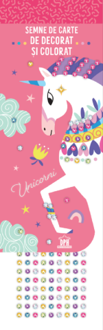 Noutăți Librăria Compas - Semne de carte de colorat. Unicorni