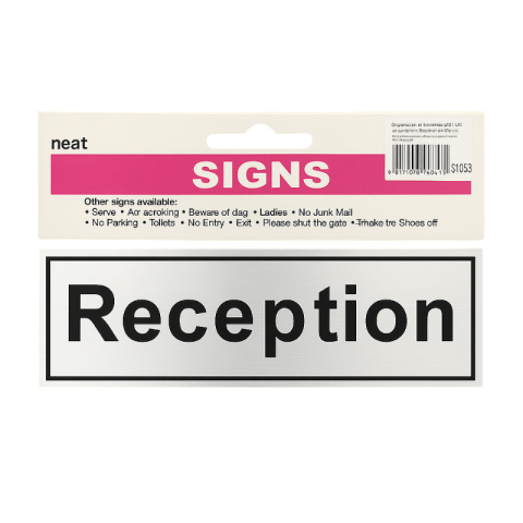 Papetărie și articole din hârtie - Semnalizare carton plastifiat cnx Reception