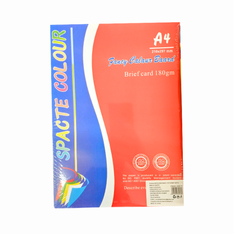 Set 100 foi hartie cartonata colorata A4 180 g [1]