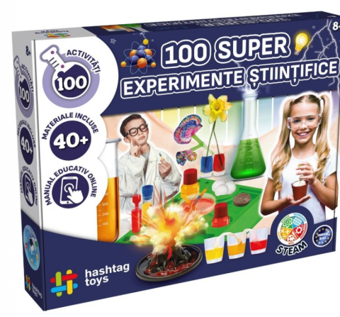Jocuri educative - Joc educativ 100 super experimente stiintifice