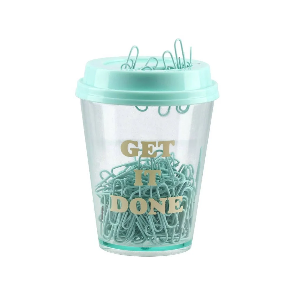 Instrumente și accesorii birou - Set 150 agrafe de birou in pahar Mojito Lolite Biro Time