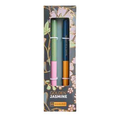 Rechizite școlare - Set de pixuri Miquelrius Golden Jasmine 2 bucati