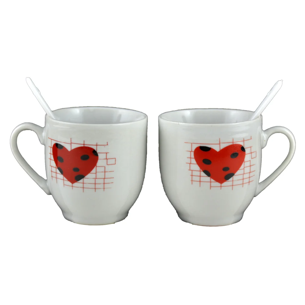 Set 2 cani cafea Valentines Day 6 cm modele diferite [3]