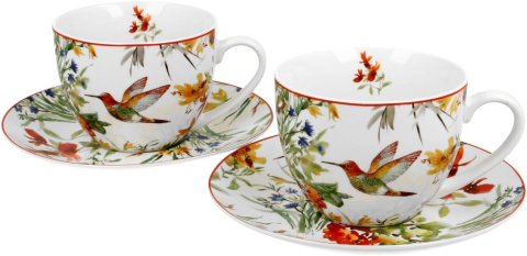 Set 2 cesti cu farfurii din portelan 270 ml Linnea [1]