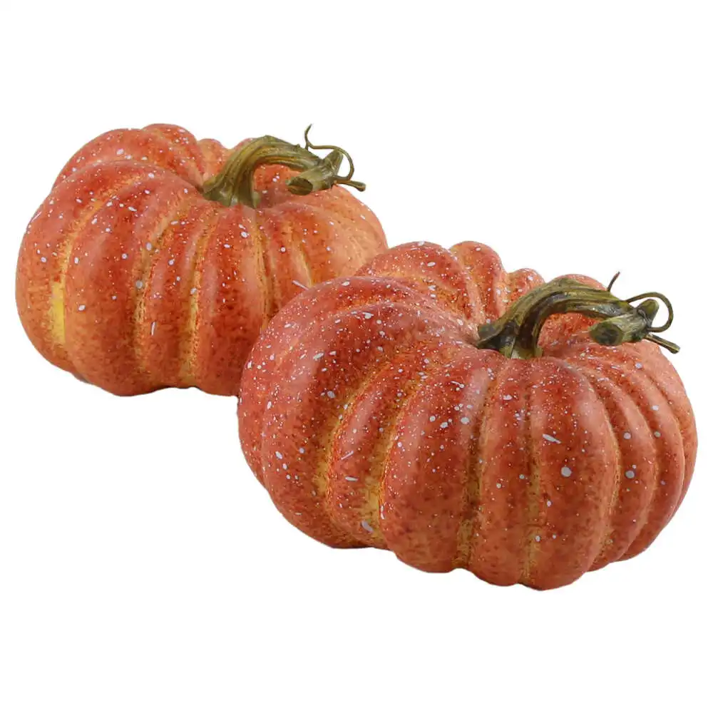 Ornamente și figurine decorative - Set 2 dovlecei decorativi polifoam 14x8 cm