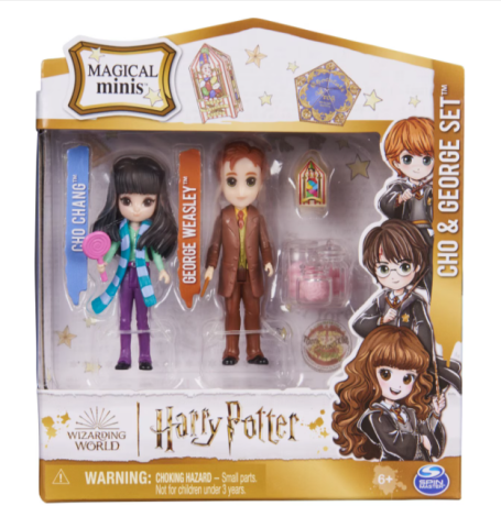 Jucării și jocuri - Set 2 figurine Harry Potter Magical Minis Cho si George
