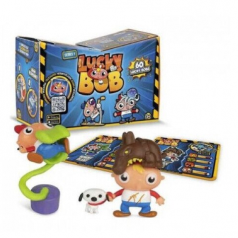Noutăți Librăria Compas - Set 2 Figurine Lucky Bob cu Accesorii Surpriza