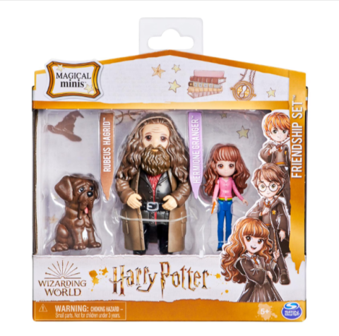 Set 2 figurine Rubeus Hagrid si Hermione Granger 7.5 cm [0]