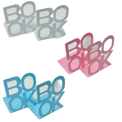 Birotică și accesorii birou - Set 2 suporturi metalice pentru carti Book diverse culori