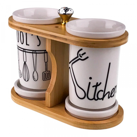 Set 2 suporturi tacamuri ceramica 21x15 cm [1]