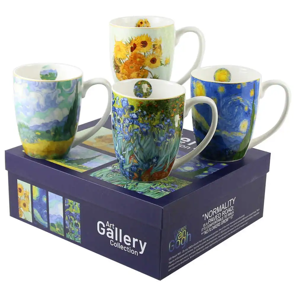 Set 4 cani din portelan 360 ml de V. van Gogh [1]