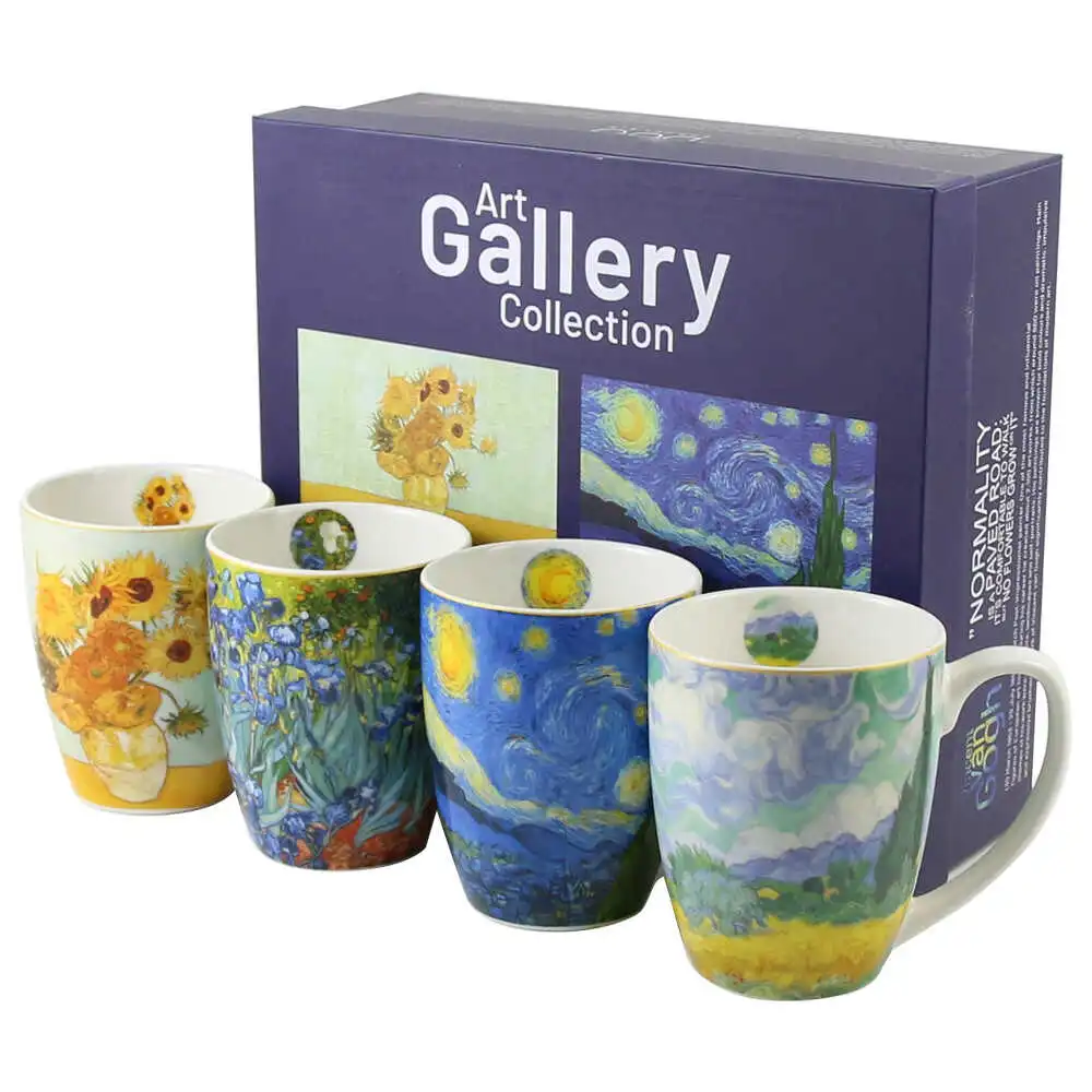 Set 4 cani din portelan 360 ml de V. van Gogh [0]