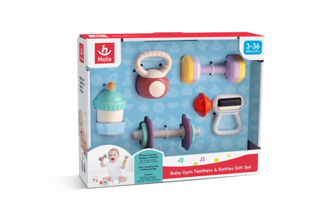 Jucării și articole pentru bebeluși - SET 5 JUCARII GINGIVALE SPORT