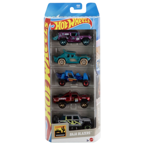 Mașinuțe de jucărie - SET 5 MASINI HOT WHEELS BAJA BLAZERS