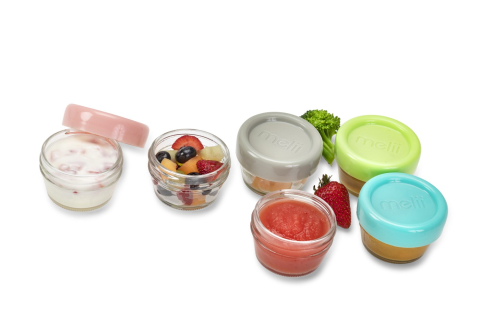 SET 6 RECIPIENTE STICLA PENTRU HRANA BEBE, MELII, 59 ML [6]