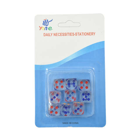 Jocuri educative și de societate - Set 9 zaruri melamina Piccolino