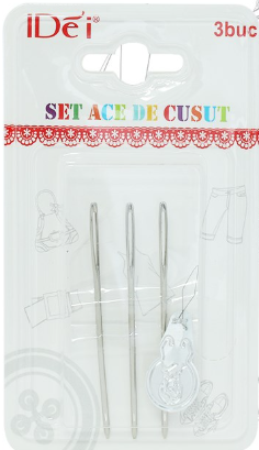 Noutăți Librăria Compas - Set ace de cusut 3 buc si dispozitiv de infirare