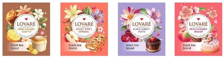 Ceai Lovare Tea Dessert - Selectie 4 arome 32 plicuri [1]