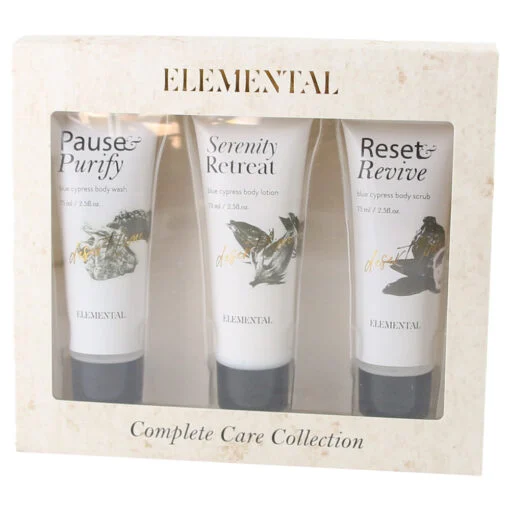Noutăți Librăria Compas - Set baie 3 piese Elemental Blue Cypress