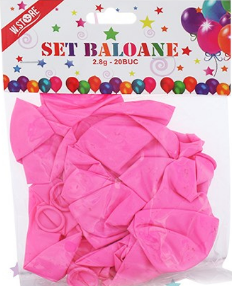Noutăți Librăria Compas - Set baloane fuchsia 20 buc /set