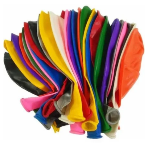 Noutăți Librăria Compas - Set 50 baloane sidefate 30 cm 2.8 g multicolor
