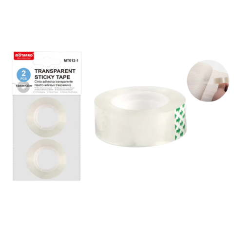 Birotică și accesorii birou - Banda adeziva 2/set 18 mm x 30 m Motarro