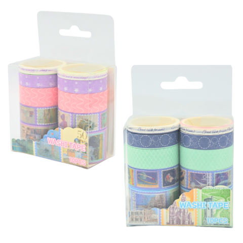 Artă și creativitate - Banda adeziva decorativa 10/set Piccolino