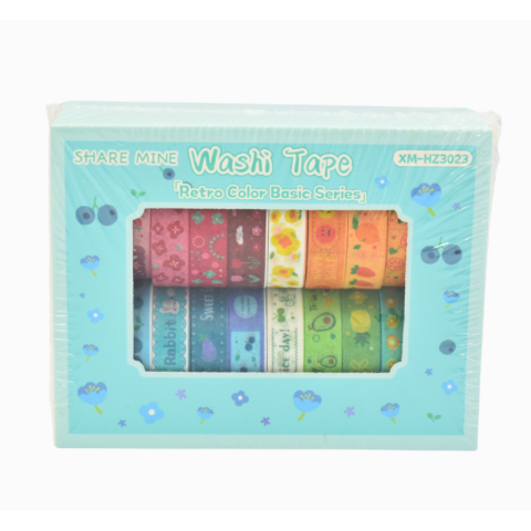 Accesorii craft - Benzi washi colorate 20/set diverse modele Piccolino