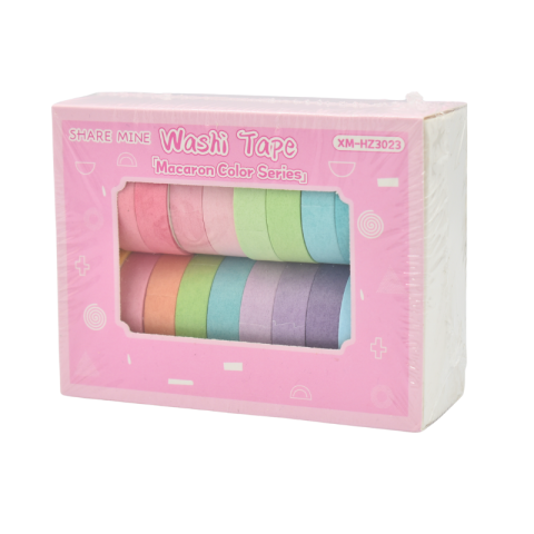 Artă și creativitate - Benzi washi colorate 20/set multicolor Piccolino