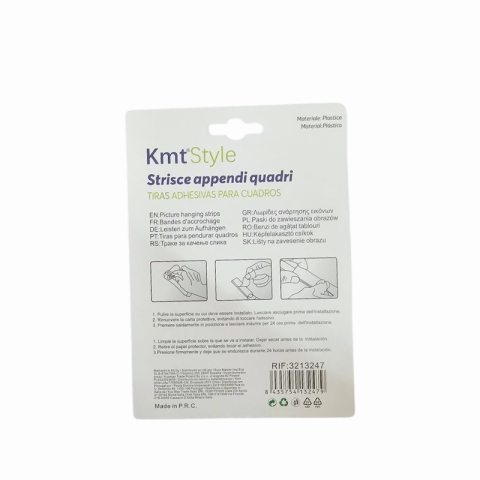 Set 4 benzi dublu adezive pentru tablouri 50 x 19 mm - Kmt Style [1]